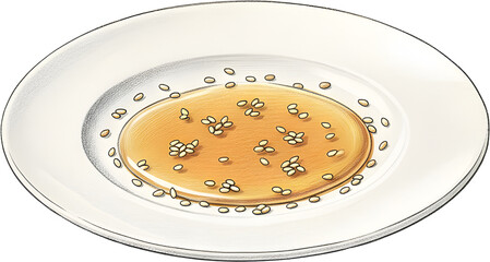 Sesame Oil and Roasted Seeds