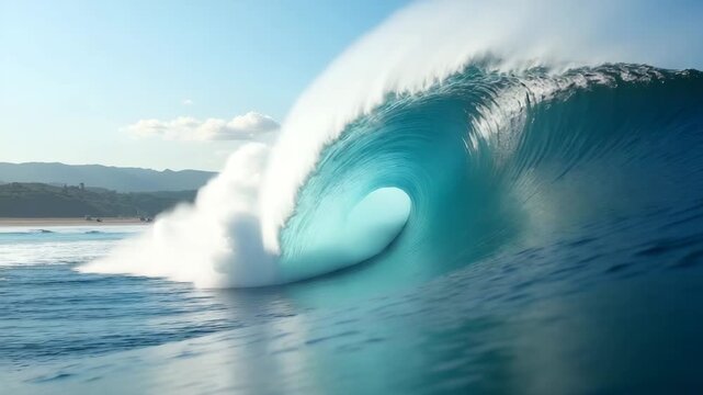 Emergency broadcast systems testing generic tsunami alert mechanisms using coordinated sirens and visual warnings across coastal municipalities in  Photo Stock  Concept  and empty space on the left si