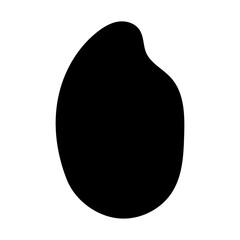 シンプルな米　米粒　モノクロ
