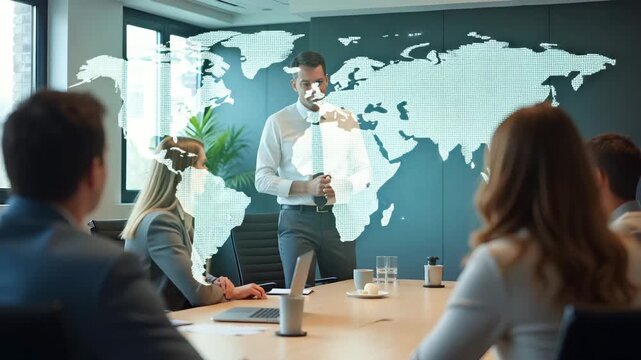 Data scientists designing international trade graph visualizations to illustrate import?export volumes tariff trends and balance of trade metrics over multi?year intervals in  Photo Stock  Concept  an