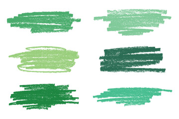 Set of brush paint stroke texture swatch Hand painted background Ink scribble dab clipart Paint smudge for tags and stamps design