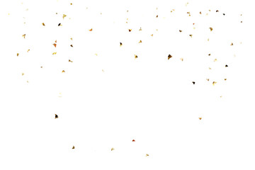 Celebrate success with golden confetti falling, creating a festive and celebratory atmosphere perfect for any special event or achievement recognition
