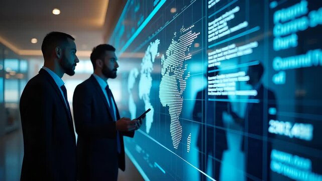 Export directors documenting European companies export performance trends by assessing market access barriers trade compliance and shipment volumes across key global destinations in  Photo Stock  Conc