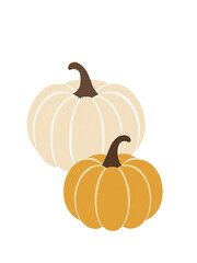 pumpkin isolated on white background