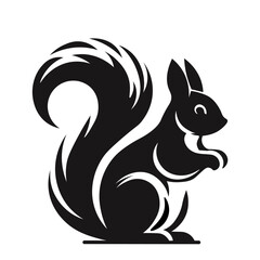 Ornamental Floral Design A classic black and white floral design element featuring elegant, curved leaves and intricate detailing. Perfect for use in decorative borders, logos