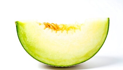 Fresh Honeydew Melon Slice - A Refreshing and Healthy Treat.