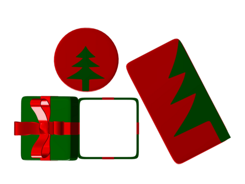 set of christmas icons