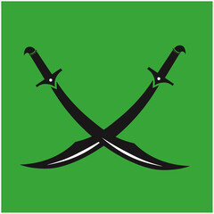 Ornamental Floral Design A classic black and white floral design element featuring elegant, curved leaves and intricate detailing. Perfect for use in decorative borders, logos