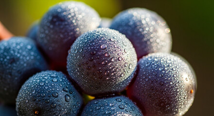 Grapes with Morning Dew