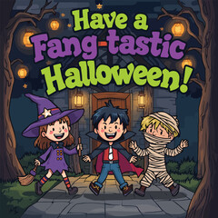 Halloween Spooky Sublimation T-Shirt and poster Design. 