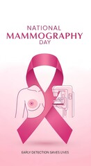 National Mammography Day: Pink Ribbon for Breast Cancer Screening & Early Detection