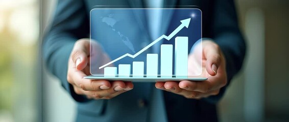 ESG finance investment sustainable corporation development ethical business green strategies concept as Business hands with ESG finance chart represent ethical investments creating sustainable growth 