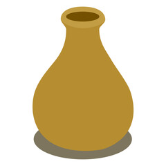 Vase of gold, dourado, olive oil, icon, symbol.