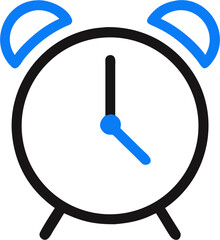 vector icon alarm clock illustration