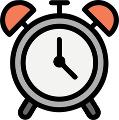 vector icon alarm clock illustration