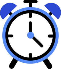 vector icon alarm clock illustration