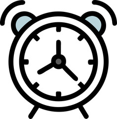 vector icon alarm clock illustration