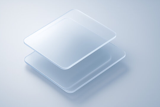 Gray Liquid glass glassmorphism rectangle landscape in elegant and modern style abstract background copy space for design and etc