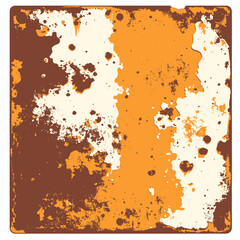 Abstract Mosaic Illustration with Brown Orange and Beige Tones Patchwork Background Art Tile Graphic Pattern Design