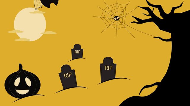 Halloween banner for greetings to neighbors