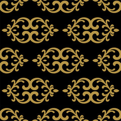 Vintage Ornamental Vector Design — Classic Decorative Floral and Baroque Pattern