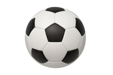Soccer ball on transparent background representing sport game