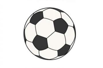 Soccer ball illustration for sports and game concepts