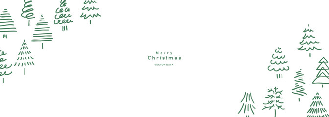 手描きのクリスマスツリーイラスト。12月のクリスマスツリーセット。クリスマスのシンプルフレーム背景。
Hand drawn Christmas tree illustration. December Christmas tree set. Christmas simple frame background.