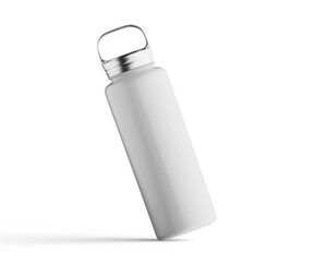 3d render water bottle white color for mockup collection