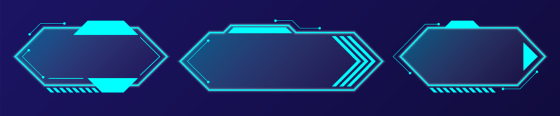 Tech-Inspired Interface Components