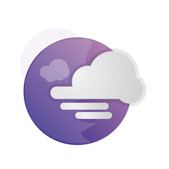weather night vector image