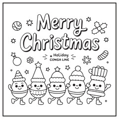 Merry Christmas Coloring Pages