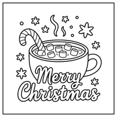 Merry Christmas Coloring Pages