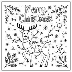 Merry Christmas Coloring Pages