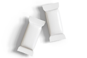 Bar Packaging Mockup White Color Isolated on white background