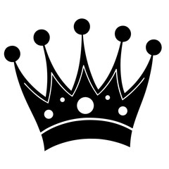 set of crowns vector