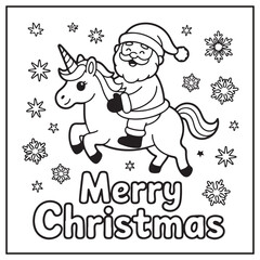 Merry Christmas Coloring Pages
