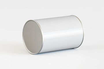 3D Render tea packaging mockup white color