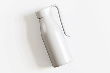 Realistic 3d render water bottle isolated on white background