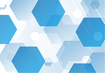 青色の幾何学的なビジネス背景素材