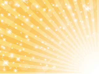 キラキラしたポップな集中線