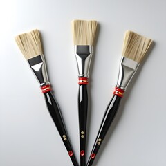 set of paint brushes
