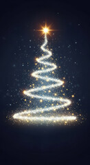 Dreamy Light Effect Christmas Tree