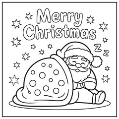 Merry Christmas Coloring Pages