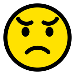 怒っているアイコンイラスト