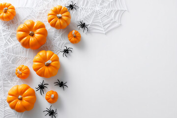 여러 개의 호박이 모여 있는 구성