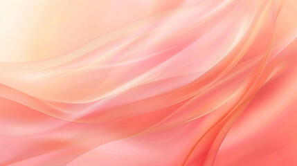 Ethereal peach abstract with flowing lines and light gradients for design purposes