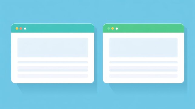 Dual page information icon green and white graphic for data representation and digital content management system.