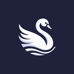 Elegant Swan Logo