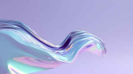 Bright plastic composition captures liquid motion in hyper-saturated color gradients